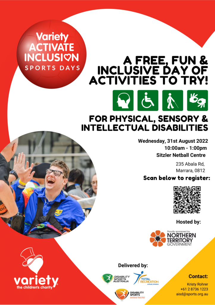 Activate Inclusion Sports Day - DARWIN - August-1